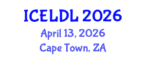 International Conference on E-Learning and Distance Learning (ICELDL) April 13, 2026 - Cape Town, South Africa International Conference on E-Learning and Distance Learning (ICELDL) April 13, 2026 - Cape Town, South Africa