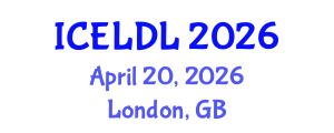 International Conference on E-Learning and Distance Learning (ICELDL) April 20, 2026 - London, United Kingdom International Conference on E-Learning and Distance Learning (ICELDL) April 20, 2026 - London, United Kingdom