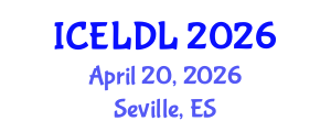International Conference on E-Learning and Distance Learning (ICELDL) April 20, 2026 - Seville, Spain International Conference on E-Learning and Distance Learning (ICELDL) April 20, 2026 - Seville, Spain