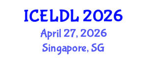 International Conference on E-Learning and Distance Learning (ICELDL) April 27, 2026 - Singapore, Singapore International Conference on E-Learning and Distance Learning (ICELDL) April 27, 2026 - Singapore, Singapore