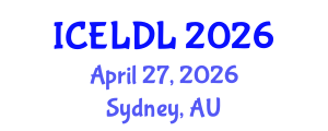 International Conference on E-Learning and Distance Learning (ICELDL) April 27, 2026 - Sydney, Australia International Conference on E-Learning and Distance Learning (ICELDL) April 27, 2026 - Sydney, Australia