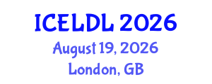 International Conference on E-Learning and Distance Learning (ICELDL) August 19, 2026 - London, United Kingdom International Conference on E-Learning and Distance Learning (ICELDL) August 19, 2026 - London, United Kingdom