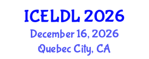 International Conference on E-Learning and Distance Learning (ICELDL) December 16, 2026 - Quebec City, Canada