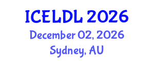 International Conference on E-Learning and Distance Learning (ICELDL) December 02, 2026 - Sydney, Australia International Conference on E-Learning and Distance Learning (ICELDL) December 02, 2026 - Sydney, Australia