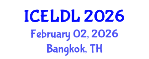 International Conference on E-Learning and Distance Learning (ICELDL) February 02, 2026 - Bangkok, Thailand International Conference on E-Learning and Distance Learning (ICELDL) February 02, 2026 - Bangkok, Thailand