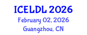 International Conference on E-Learning and Distance Learning (ICELDL) February 02, 2026 - Guangzhou, China International Conference on E-Learning and Distance Learning (ICELDL) February 02, 2026 - Guangzhou, China