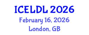 International Conference on E-Learning and Distance Learning (ICELDL) February 16, 2026 - London, United Kingdom International Conference on E-Learning and Distance Learning (ICELDL) February 16, 2026 - London, United Kingdom