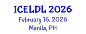 International Conference on E-Learning and Distance Learning (ICELDL) February 16, 2026 - Manila, Philippines International Conference on E-Learning and Distance Learning (ICELDL) February 16, 2026 - Manila, Philippines