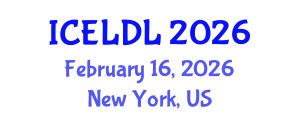 International Conference on E-Learning and Distance Learning (ICELDL) February 16, 2026 - New York, United States International Conference on E-Learning and Distance Learning (ICELDL) February 16, 2026 - New York, United States