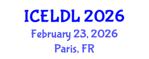 International Conference on E-Learning and Distance Learning (ICELDL) February 23, 2026 - Paris, France International Conference on E-Learning and Distance Learning (ICELDL) February 23, 2026 - Paris, France