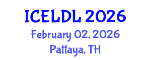 International Conference on E-Learning and Distance Learning (ICELDL) February 02, 2026 - Pattaya, Thailand International Conference on E-Learning and Distance Learning (ICELDL) February 02, 2026 - Pattaya, Thailand