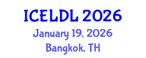 International Conference on E-Learning and Distance Learning (ICELDL) January 19, 2026 - Bangkok, Thailand International Conference on E-Learning and Distance Learning (ICELDL) January 19, 2026 - Bangkok, Thailand