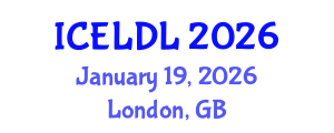 International Conference on E-Learning and Distance Learning (ICELDL) January 19, 2026 - London, United Kingdom International Conference on E-Learning and Distance Learning (ICELDL) January 19, 2026 - London, United Kingdom