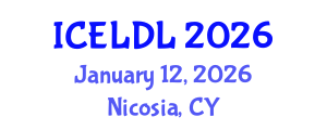 International Conference on E-Learning and Distance Learning (ICELDL) January 12, 2026 - Nicosia, Cyprus International Conference on E-Learning and Distance Learning (ICELDL) January 12, 2026 - Nicosia, Cyprus