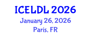 International Conference on E-Learning and Distance Learning (ICELDL) January 26, 2026 - Paris, France International Conference on E-Learning and Distance Learning (ICELDL) January 26, 2026 - Paris, France