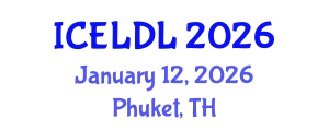 International Conference on E-Learning and Distance Learning (ICELDL) January 12, 2026 - Phuket, Thailand International Conference on E-Learning and Distance Learning (ICELDL) January 12, 2026 - Phuket, Thailand
