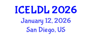International Conference on E-Learning and Distance Learning (ICELDL) January 12, 2026 - San Diego, United States International Conference on E-Learning and Distance Learning (ICELDL) January 12, 2026 - San Diego, United States