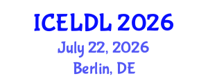 International Conference on E-Learning and Distance Learning (ICELDL) July 22, 2026 - Berlin, Germany International Conference on E-Learning and Distance Learning (ICELDL) July 22, 2026 - Berlin, Germany