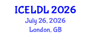 International Conference on E-Learning and Distance Learning (ICELDL) July 26, 2026 - London, United Kingdom International Conference on E-Learning and Distance Learning (ICELDL) July 26, 2026 - London, United Kingdom