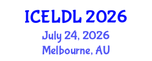 International Conference on E-Learning and Distance Learning (ICELDL) July 24, 2026 - Melbourne, Australia International Conference on E-Learning and Distance Learning (ICELDL) July 24, 2026 - Melbourne, Australia
