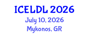 International Conference on E-Learning and Distance Learning (ICELDL) July 10, 2026 - Mykonos, Greece International Conference on E-Learning and Distance Learning (ICELDL) July 10, 2026 - Mykonos, Greece