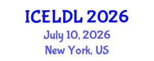 International Conference on E-Learning and Distance Learning (ICELDL) July 10, 2026 - New York, United States International Conference on E-Learning and Distance Learning (ICELDL) July 10, 2026 - New York, United States