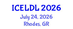 International Conference on E-Learning and Distance Learning (ICELDL) July 24, 2026 - Rhodes, Greece International Conference on E-Learning and Distance Learning (ICELDL) July 24, 2026 - Rhodes, Greece
