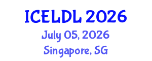 International Conference on E-Learning and Distance Learning (ICELDL) July 05, 2026 - Singapore, Singapore International Conference on E-Learning and Distance Learning (ICELDL) July 05, 2026 - Singapore, Singapore