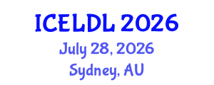 International Conference on E-Learning and Distance Learning (ICELDL) July 28, 2026 - Sydney, Australia International Conference on E-Learning and Distance Learning (ICELDL) July 28, 2026 - Sydney, Australia