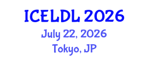 International Conference on E-Learning and Distance Learning (ICELDL) July 22, 2026 - Tokyo, Japan International Conference on E-Learning and Distance Learning (ICELDL) July 22, 2026 - Tokyo, Japan
