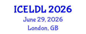 International Conference on E-Learning and Distance Learning (ICELDL) June 29, 2026 - London, United Kingdom International Conference on E-Learning and Distance Learning (ICELDL) June 29, 2026 - London, United Kingdom