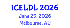 International Conference on E-Learning and Distance Learning (ICELDL) June 29, 2026 - Melbourne, Australia International Conference on E-Learning and Distance Learning (ICELDL) June 29, 2026 - Melbourne, Australia