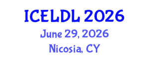 International Conference on E-Learning and Distance Learning (ICELDL) June 29, 2026 - Nicosia, Cyprus International Conference on E-Learning and Distance Learning (ICELDL) June 29, 2026 - Nicosia, Cyprus