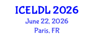 International Conference on E-Learning and Distance Learning (ICELDL) June 22, 2026 - Paris, France International Conference on E-Learning and Distance Learning (ICELDL) June 22, 2026 - Paris, France