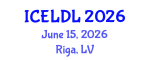 International Conference on E-Learning and Distance Learning (ICELDL) June 15, 2026 - Riga, Latvia