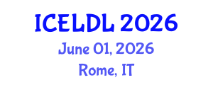 International Conference on E-Learning and Distance Learning (ICELDL) June 01, 2026 - Rome, Italy International Conference on E-Learning and Distance Learning (ICELDL) June 01, 2026 - Rome, Italy
