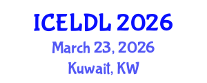 International Conference on E-Learning and Distance Learning (ICELDL) March 23, 2026 - Kuwait, Kuwait International Conference on E-Learning and Distance Learning (ICELDL) March 23, 2026 - Kuwait, Kuwait