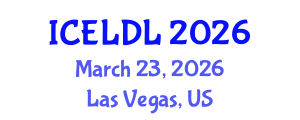 International Conference on E-Learning and Distance Learning (ICELDL) March 23, 2026 - Las Vegas, United States International Conference on E-Learning and Distance Learning (ICELDL) March 23, 2026 - Las Vegas, United States