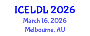 International Conference on E-Learning and Distance Learning (ICELDL) March 16, 2026 - Melbourne, Australia International Conference on E-Learning and Distance Learning (ICELDL) March 16, 2026 - Melbourne, Australia