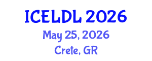 International Conference on E-Learning and Distance Learning (ICELDL) May 25, 2026 - Crete, Greece International Conference on E-Learning and Distance Learning (ICELDL) May 25, 2026 - Crete, Greece
