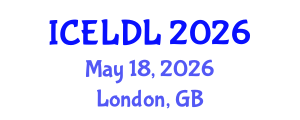 International Conference on E-Learning and Distance Learning (ICELDL) May 18, 2026 - London, United Kingdom International Conference on E-Learning and Distance Learning (ICELDL) May 18, 2026 - London, United Kingdom