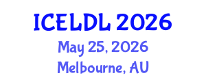 International Conference on E-Learning and Distance Learning (ICELDL) May 25, 2026 - Melbourne, Australia International Conference on E-Learning and Distance Learning (ICELDL) May 25, 2026 - Melbourne, Australia