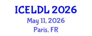International Conference on E-Learning and Distance Learning (ICELDL) May 11, 2026 - Paris, France International Conference on E-Learning and Distance Learning (ICELDL) May 11, 2026 - Paris, France