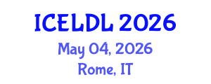 International Conference on E-Learning and Distance Learning (ICELDL) May 04, 2026 - Rome, Italy International Conference on E-Learning and Distance Learning (ICELDL) May 04, 2026 - Rome, Italy