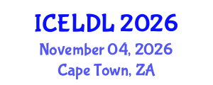International Conference on E-Learning and Distance Learning (ICELDL) November 04, 2026 - Cape Town, South Africa