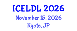 International Conference on E-Learning and Distance Learning (ICELDL) November 15, 2026 - Kyoto, Japan