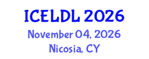 International Conference on E-Learning and Distance Learning (ICELDL) November 04, 2026 - Nicosia, Cyprus International Conference on E-Learning and Distance Learning (ICELDL) November 04, 2026 - Nicosia, Cyprus