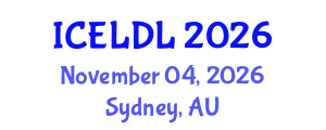 International Conference on E-Learning and Distance Learning (ICELDL) November 04, 2026 - Sydney, Australia International Conference on E-Learning and Distance Learning (ICELDL) November 04, 2026 - Sydney, Australia