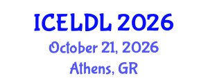 International Conference on E-Learning and Distance Learning (ICELDL) October 21, 2026 - Athens, Greece International Conference on E-Learning and Distance Learning (ICELDL) October 21, 2026 - Athens, Greece