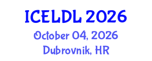 International Conference on E-Learning and Distance Learning (ICELDL) October 04, 2026 - Dubrovnik, Croatia International Conference on E-Learning and Distance Learning (ICELDL) October 04, 2026 - Dubrovnik, Croatia